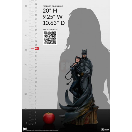 DC Comics Diorama Batman & Catwoman 51 cm